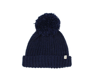 Soft knit hat - navy - Búho