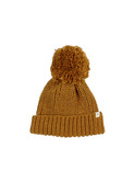 Soft knit hat - ocre