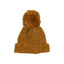 Soft knit hat - ocre - Búho