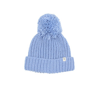 Soft knit hat - soft blue - Búho