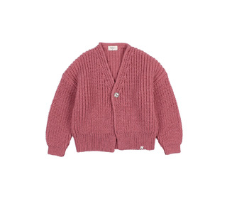 Soft knit cardigan - blush - Búho