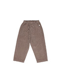 Soft velour pants - taupe