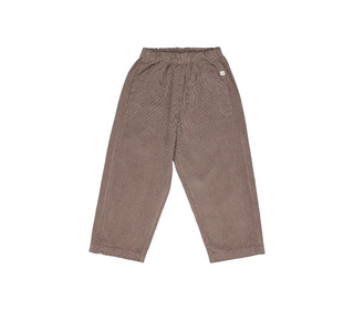 Soft velour pants - taupe - Búho