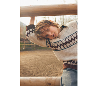 Folk jumper - only - Búho