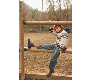 Folk jumper - only - Búho