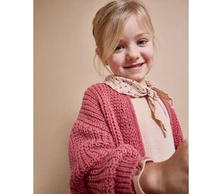 Soft knit cardigan - blush - Búho