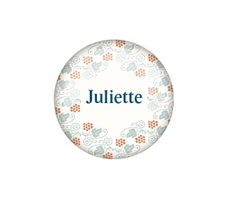 button 38mm - Paper and June