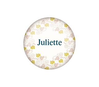 button 38mm - Paper and June