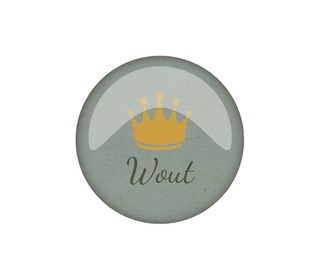 button 38mm - Paper and June