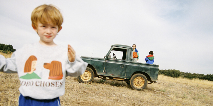 Bobo Choses - 'Pickles' SS26 Collection - Friends in A Pickle sweatshirt