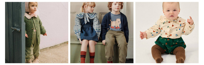 Leuke online babykleding en kinderkleding, Bobo Choses,  Buho, Emile et Ida, Minimalisma, FUB, Finch & Fable, Serendipity, Liewood, Hvid,  Play Up, Collégien, Engel Natur ...