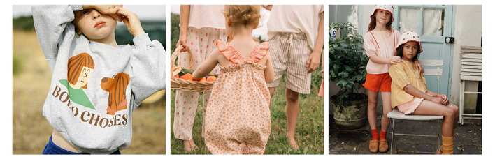 Leuke online babykleding en kinderkleding, Bobo Choses,  Buho, Emile et Ida, Minimalisma, FUB, Finch & Fable, Konges Slojd, Liewood, Hvid,  Play Up, Collégien ...
