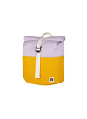 Roll-top rugzak - yellow / light purple