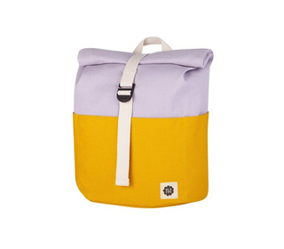 Roll-top rugzak - yellow / light purple - Blafre Design