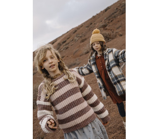 Bands knit jumper│Buho