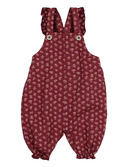 BB Cottage dungaree - pomegranate