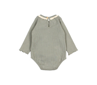 BB Soft rib bodysuit - eucalypstus - Búho BB Soft rib bodysuit - eucalypstus - Búho