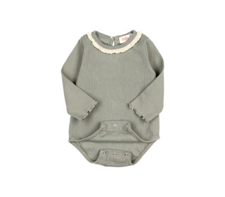 BB Soft rib bodysuit - eucalypstus - Búho BB Soft rib bodysuit - eucalypstus - Búho