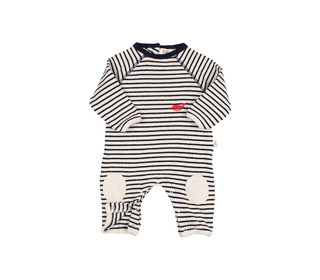 BB Soft stripes jumpsuit - navy - Búho