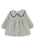 BB Soft velours dress - eucalyptus