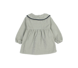 BB Soft velours dress - eucalyptus - Búho BB Soft velours dress - eucalyptus - Búho