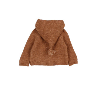 BB Hood cardigan - cookie - Búho BB Hood cardigan - cookie - Búho
