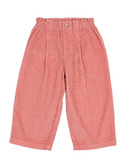 Corduroy girly pants - peony