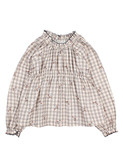 Vichy blouse - grey