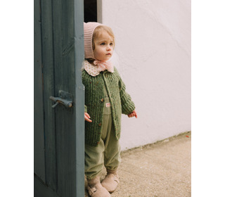 BB corduroy dungaree - green tea - Búho