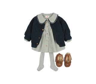 BB Botonato cardigan - whale - Búho BB Botonato cardigan - whale - Búho