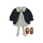 BB Botonato cardigan - whale - Búho BB Botonato cardigan - whale - Búho