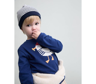 BB bird t-shirt - marine - Búho BB bird t-shirt - marine - Búho