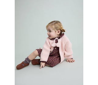 BB Botonato cardigan - pink - Búho BB Botonato cardigan - pink - Búho