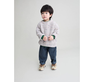 Botonato jumper - pearl grey - Búho