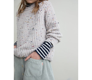 Botonato jumper - pearl grey - Búho