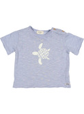 BB turtle t-shirt - anil│buho