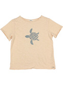 Turtle t-shirt - vanilla