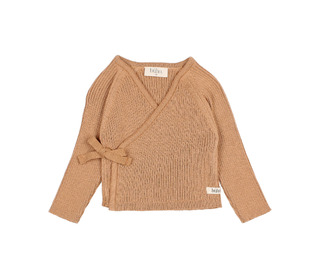 NB Crossed cardigan - caramel - Búho