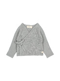 NB Crossed cardigan - eucalyptus