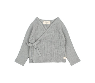 NB Crossed cardigan - eucalyptus - Búho