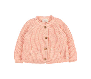 BB Cotton knit cardigan - apricot - Búho