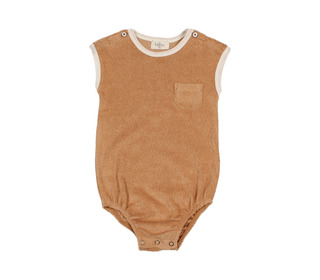 BB Terry clothes romper - caramel - Búho