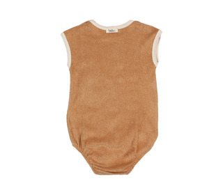 BB Terry clothes romper - caramel - Búho
