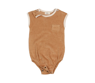 BB Terry clothes romper - caramel - Búho
