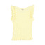 Rib ruffle t-shirt - mimosa│Buho