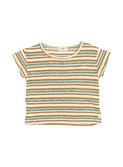 Fancy knitted t-shirt - multicolor
