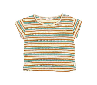 Fancy knitted t-shirt - multicolor│buho
