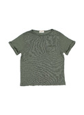 Pocket linen t-shirt - kaki