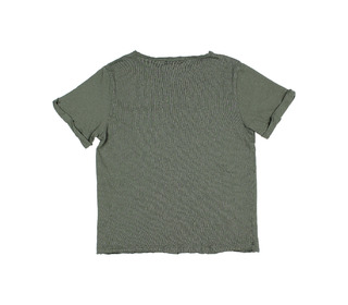 Pocket linen t-shirt - kaki - Búho