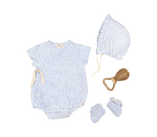 NB Clover romper - bluet - Búho